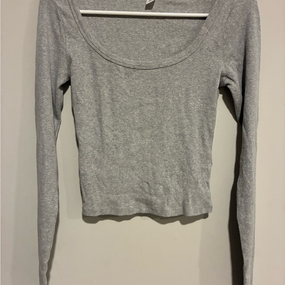 BP Gray Long Sleeve Women's Tee